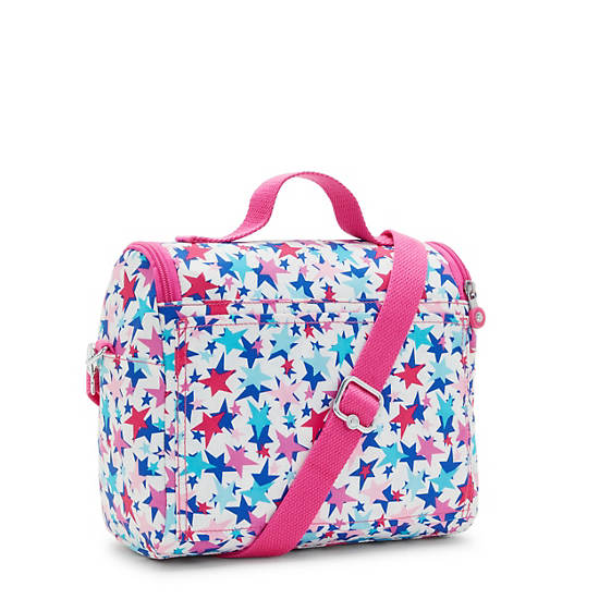 Kipling New Kichirou Printed Lunch Bag Bags Poppy Stars | AU 2158BE